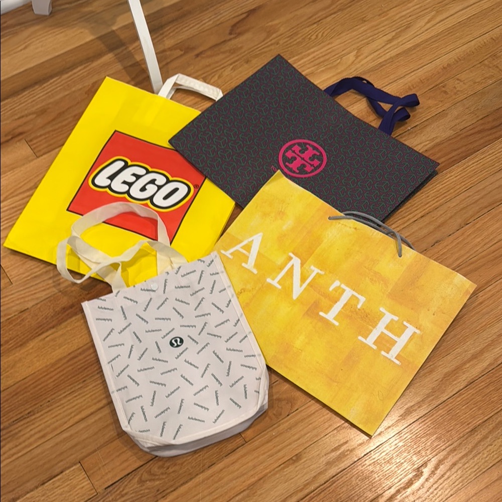 Tory Burch Lulu Lemon Lego Anthro Tote Bags lot